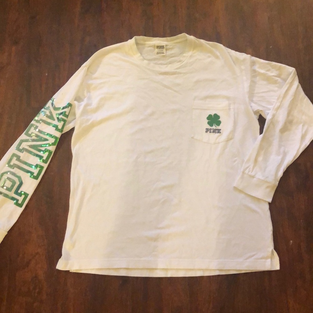 PINK St Patrick’s day shirt